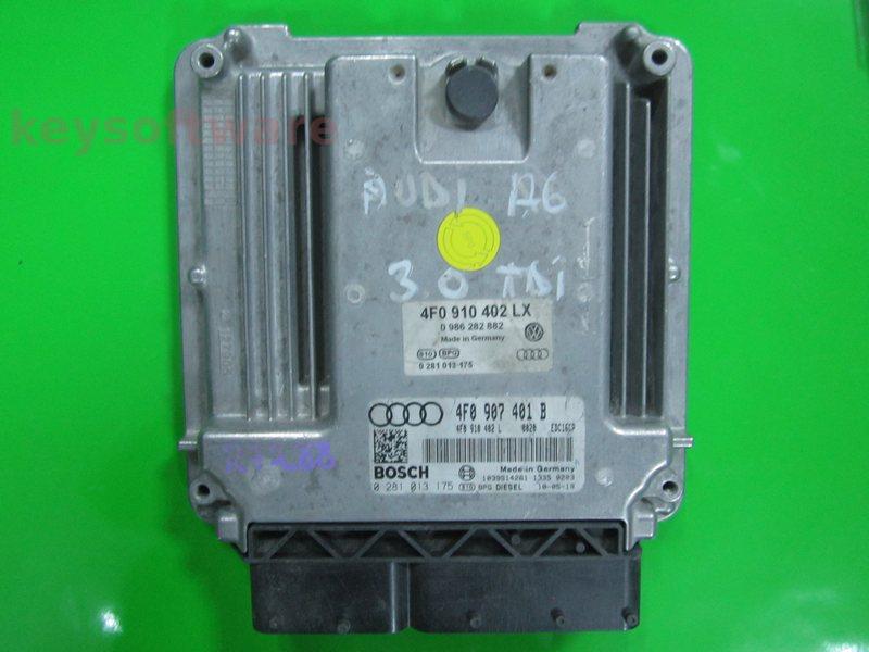 ECU Audi A6 3.0TDI 4F0907401B 0281013175 EDC16CP34 BMK {