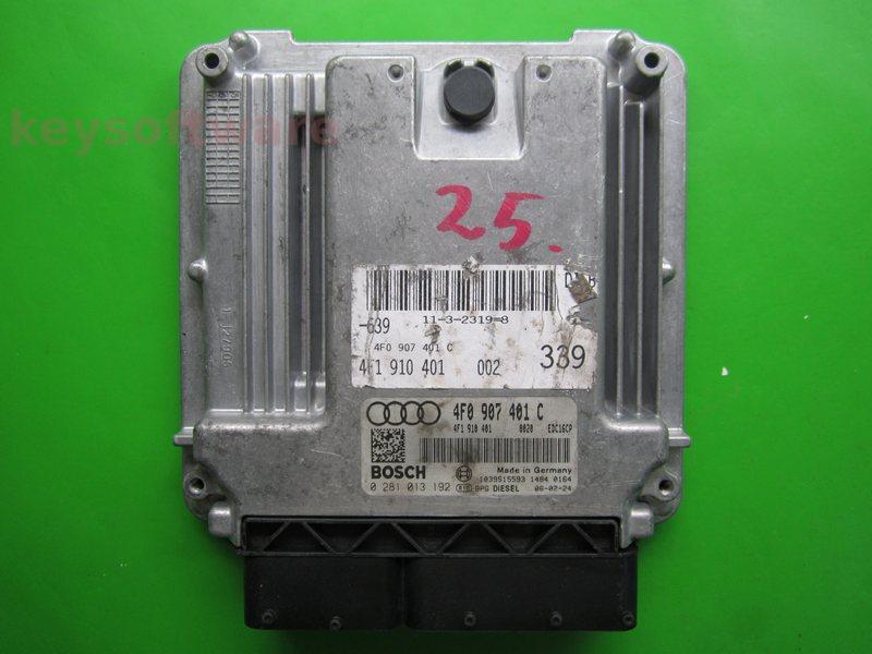 ECU Audi A6 2.7TDI 4F0907401C 0281013192 EDC16CP34 BPP