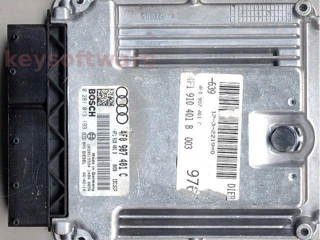 ECU Audi A6 2.7TDI 4F0907401C 0281013193 EDC16CP34 BPP