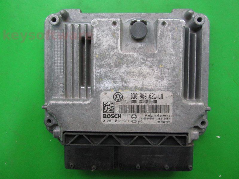 ECU Audi A6 2.0TDI 03G906021LM 0281013281 EDC16U34 AZV