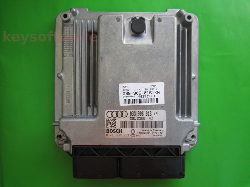 ECU Audi A4 2.0TDI 03G906016KN 0281013293 EDC16U31 BPW