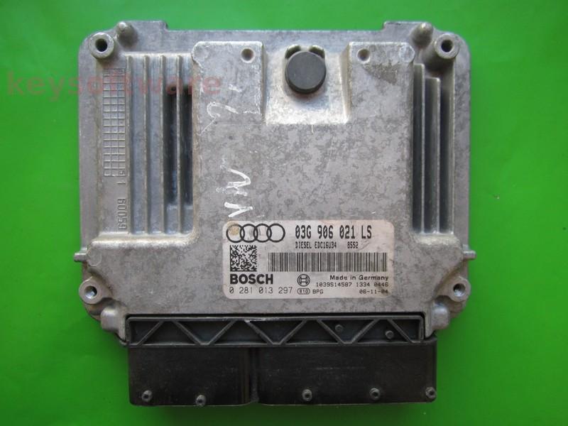 ECU Audi A3 1.9TDI 03G906021LS 0281013297 EDC16U34 BLS