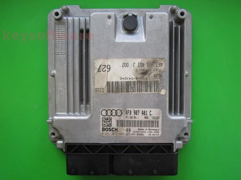 ECU Audi A6 2.7TDI 4F0907401C 0281013426 EDC16CP34