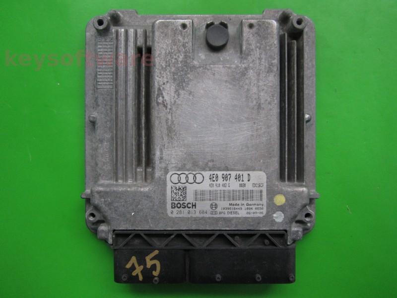 ECU Audi A8 3.0TDI 4E0907401D 0281013684 EDC16CP34