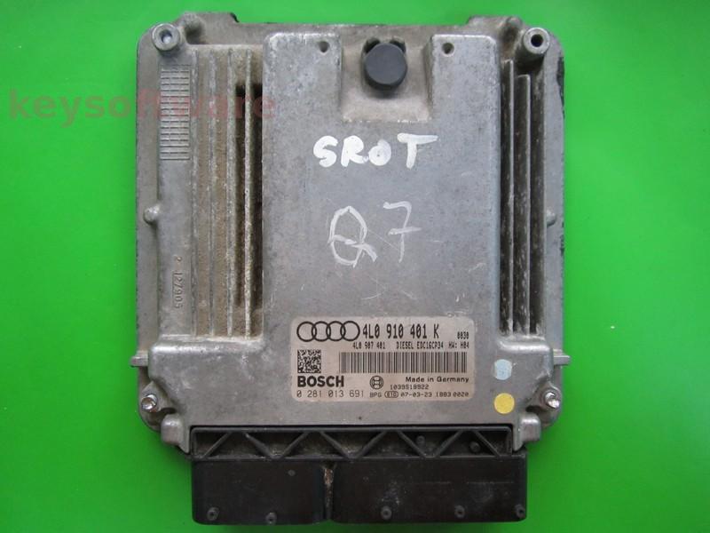 ECU Audi Q7 3.0TDI 4L0910401K 0281013691 EDC16CP34 BUG +
