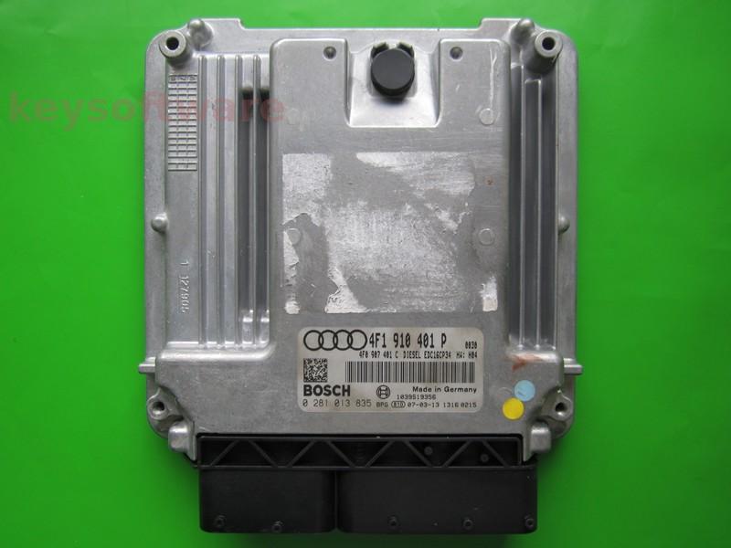 ECU Audi A6 2.7TDI 4F1910401P 0281013835 EDC16CP34 H04