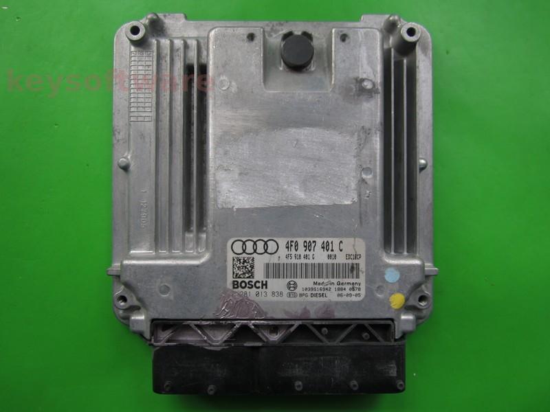 ECU Audi A6 2.7TDI 4F0907401C 0281013838 EDC16CP34 BPP