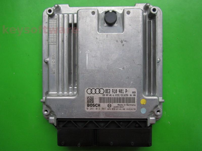 ECU Audi A4 2.7TDI 8E2910401P 0281013841 EDC16CP34 BPP H04