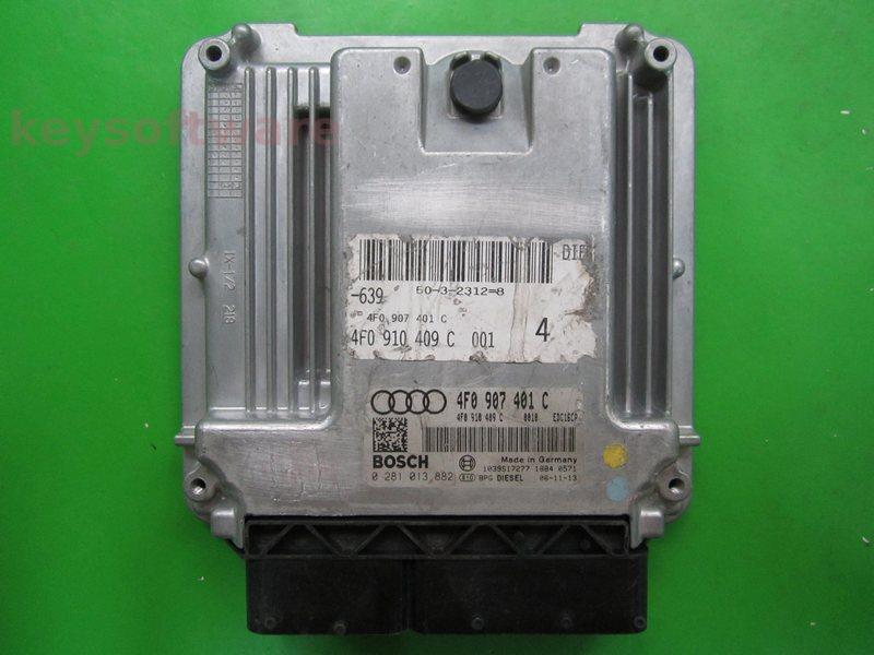 ECU Audi A6 3.0TDI 4F0907401C 0281013882 EDC16CP34 ASB