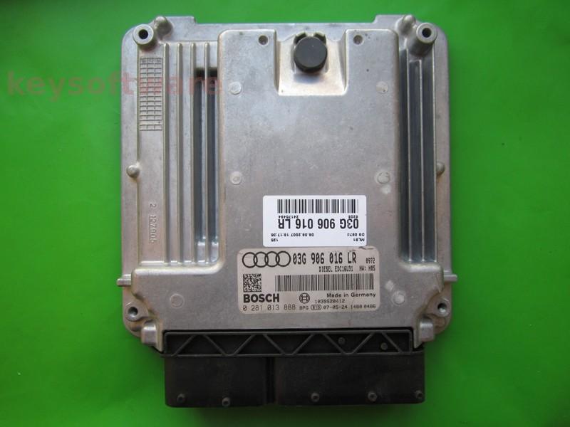 ECU Audi A4 2.0TDI 03G906016LR 0281013888 EDC16U31 BRE H05