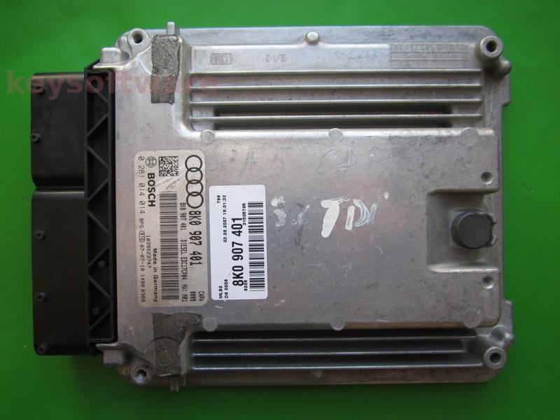 ECU Audi A5 3.0TDI 8K0907401 0281014014 EDC17CP04 CAPA H01