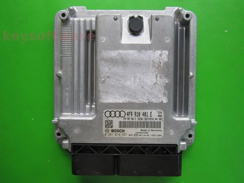 ECU Audi A6 3.0TDI 4F9910401E 0281014357 EDC17CP14 CDYA H01