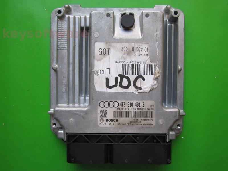 ECU Audi A6 3.0TDI 4F9910401B 0281014376 EDC16CP34 ASB H05
