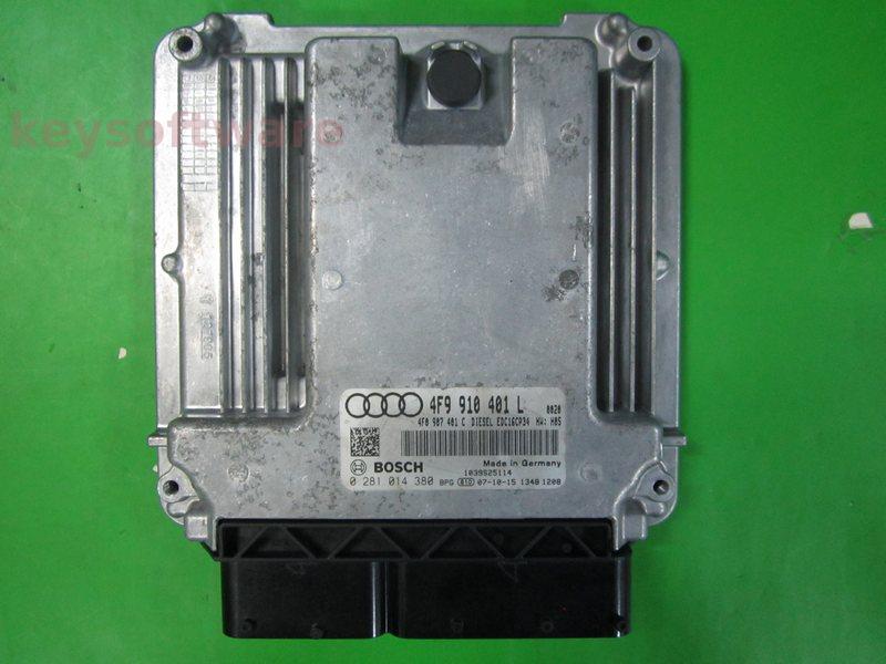 ECU Audi A6 3.0TDI 4F9910401L 0281014380 EDC16CP34 ASB H05