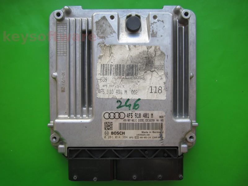 ECU Audi A6 2.7TDI 4F5910401M 0281014384 EDC16CP34 BPP H05 }