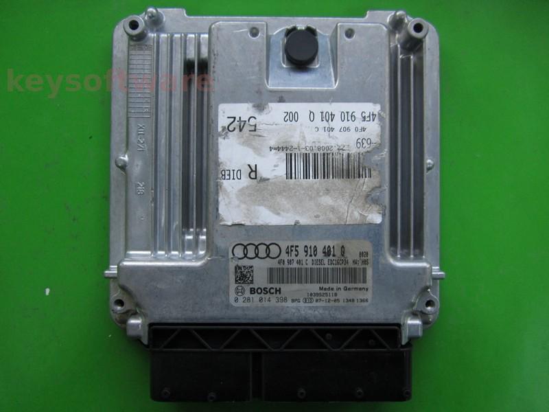 ECU Audi A6 3.0TDI 4F5910401Q 0281014398 EDC16CP34 BPP