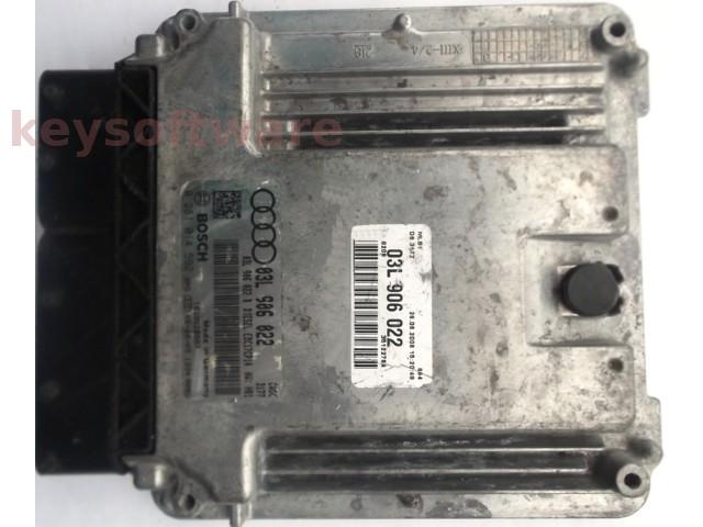 ECU Audi A4 2.0TDI 03L906022 0281014592 EDC17CP14 CAGC H01 {