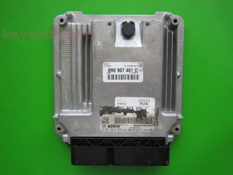 ECU Audi Q5 3.0TDI 8R0907401C 0281014723 EDC17CP14 CCWA H01