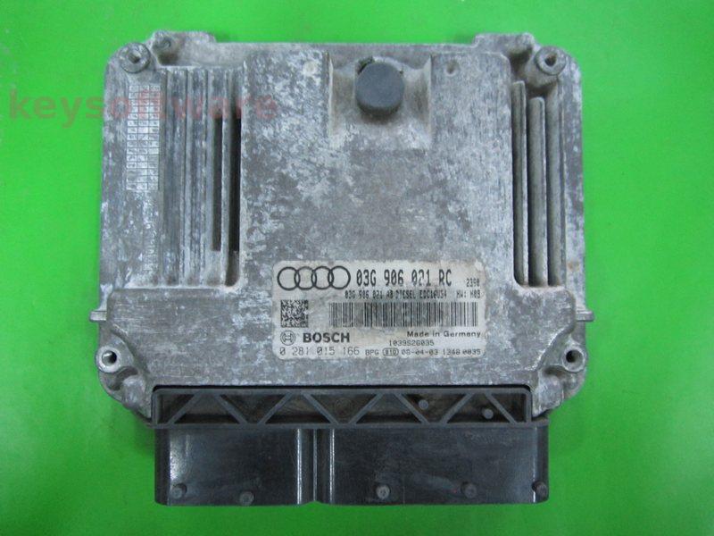 ECU Audi A3 1.9TDI 03G906021RC 0281015166 EDC16U34 BLS H08