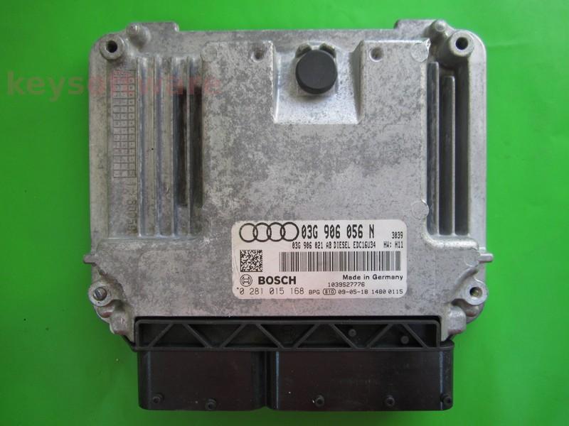 ECU Audi A3 1.9TDI 03G906056N 0281015168 EDC16U34 BLS H09{