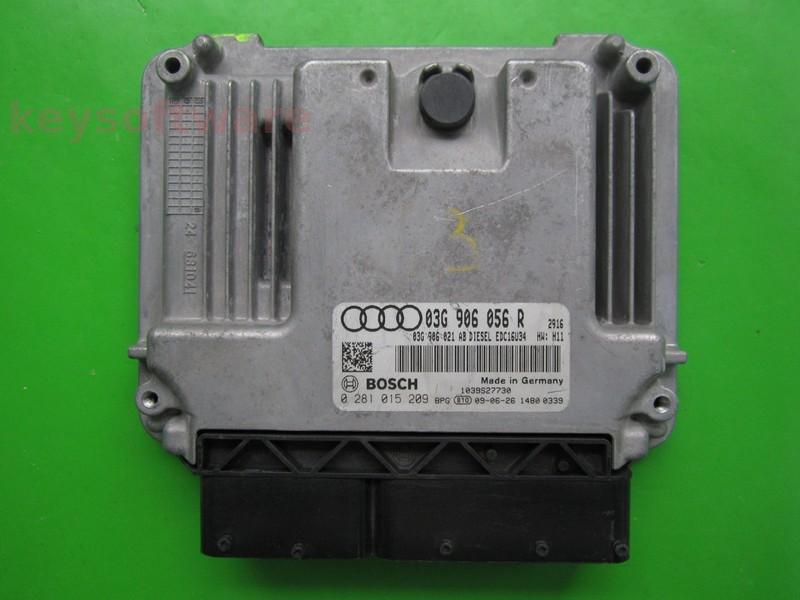ECU Audi A3 1.9TDI 03G906056R 0281015209 EDC16U34 H11