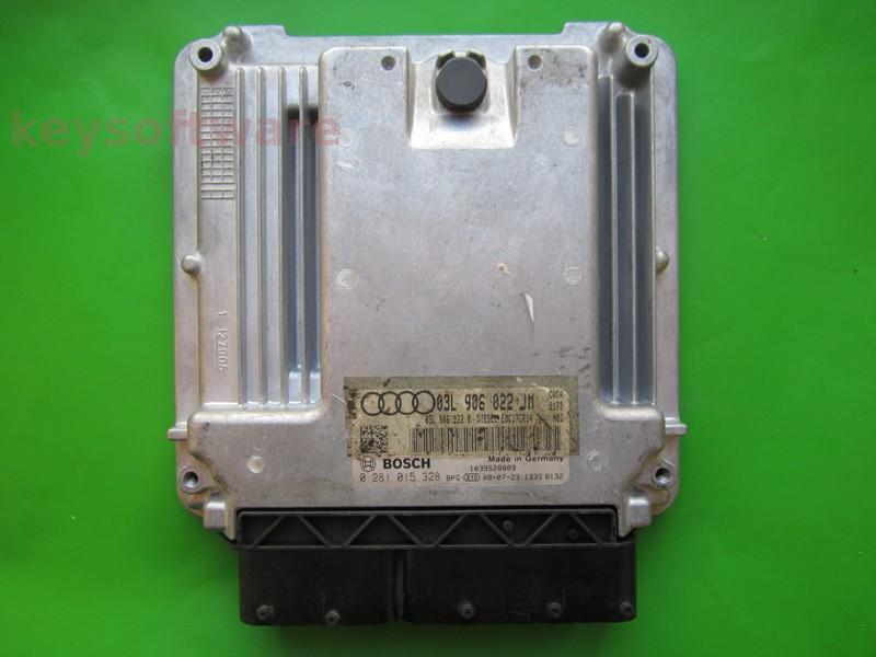 ECU Audi A4 2.0TDI 03L906022JM 0281015328 EDC17CP14 CAGA H01