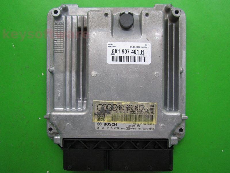 ECU Audi A5 2.7TDI 8K1907401H 0281015894 EDC17CP14 CGKA H01