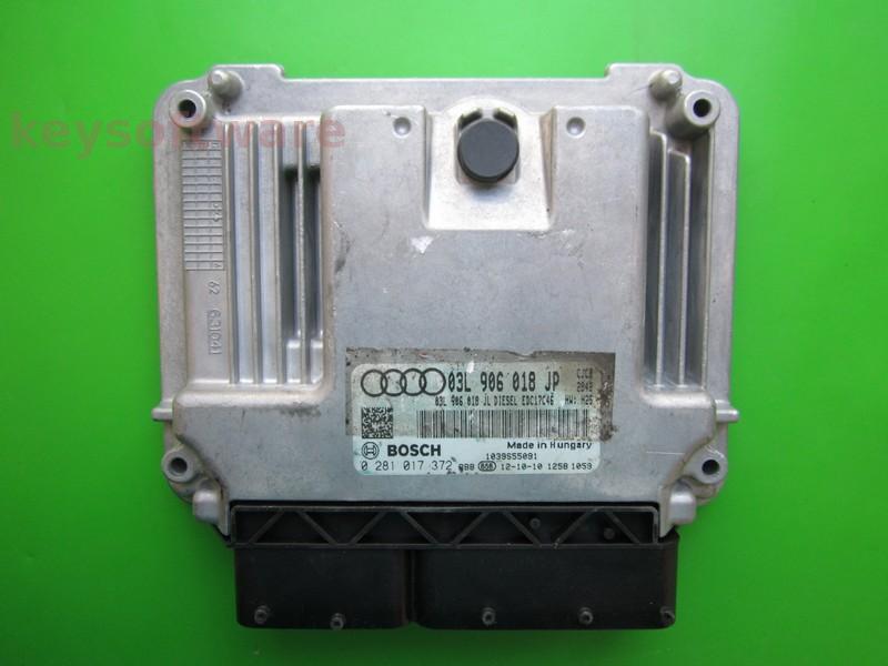 ECU Audi A4 2.0TDI 03L906018JP 0281017372 EDC17C46 CJCB H25