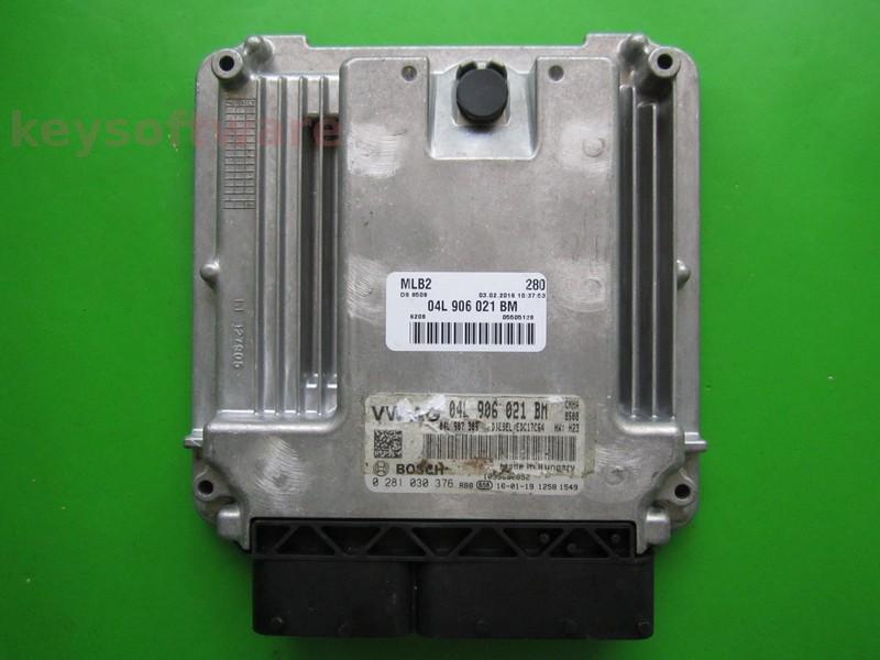 ECU Audi A4 2.0TDI 04L906021BM 0281030376 EDC17C64 CNHA H23 +
