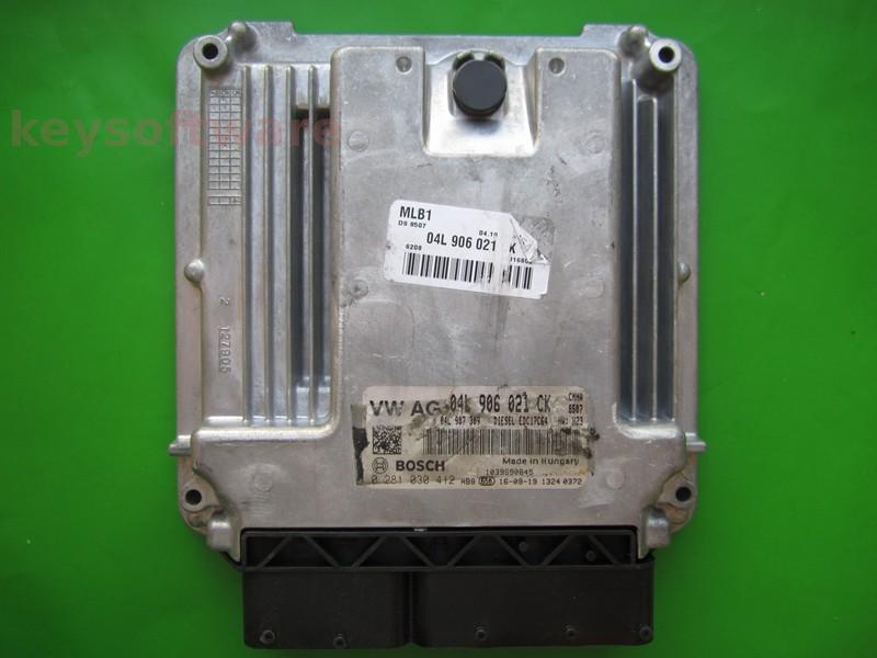 ECU Audi Q5 2.0TDI 04L906021CK 0281030412 EDC17C64 CNHA H23}