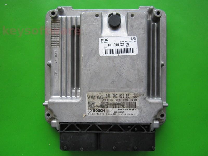 ECU Audi A4 2.0TDI 04L906021BS 0281030910 EDC17C64 CSUA {+