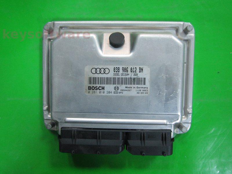 ECU Audi A6 1.9TDI 038906012BN 0281010204 EDC15VM+ AVG/AFN+