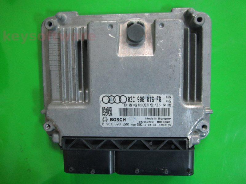 ECU Audi A1 1.4 03C906016FR 0261S08200 MED17.5.5 CAXA H01