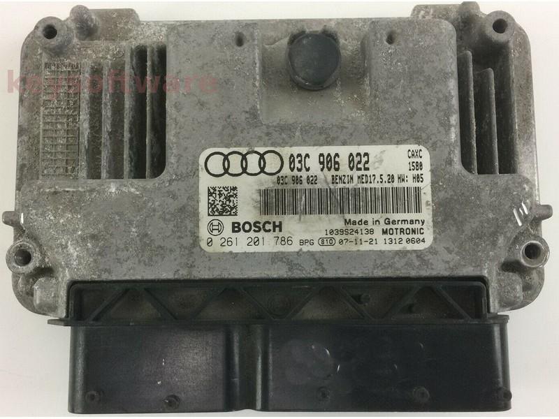 ECU Audi A3 1.4 03C906022 0261201786 MED17.5.20 CAXC H05 {