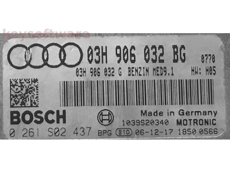 ECU Audi Q7 3.6 03H906032BG 0261S02437 MED9.1 BHK H05 {