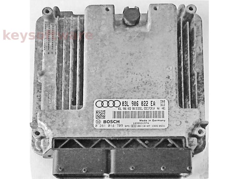 ECU Audi A3 2.0TDI 03L906022EA 0281014709 EDC17CP14 CBAB H01 {