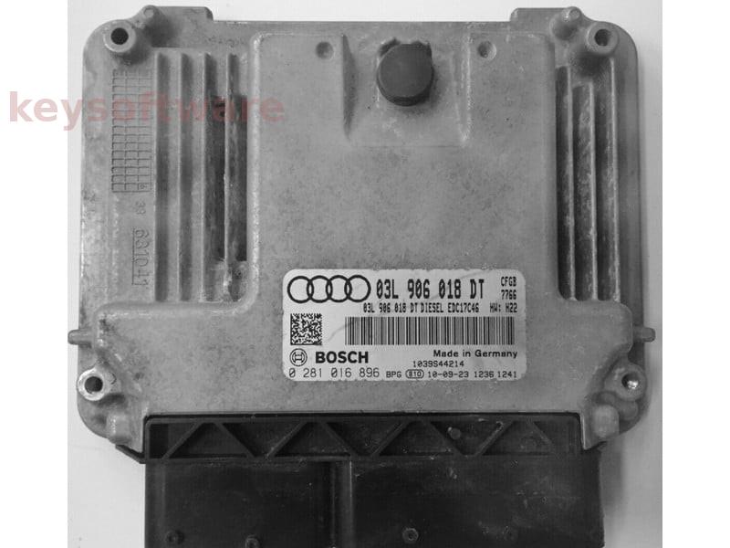 ECU Audi TT 2.0TDI 03L906018DT 0281016896 EDC17C46 CFGB H22 {