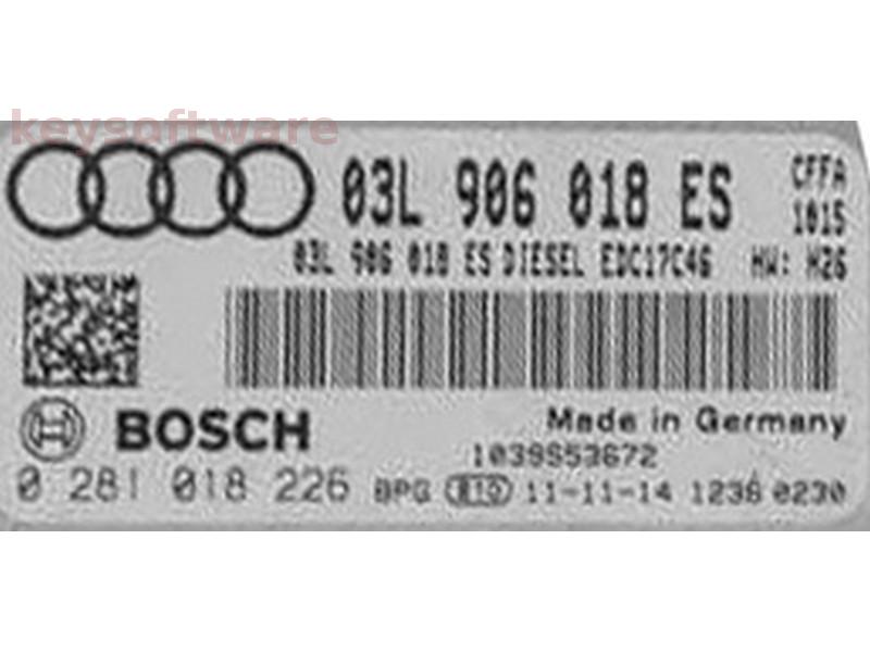 ECU Audi Q3 2.0TDI 03L906018ES 0281018226 EDC17C46 CFFA{