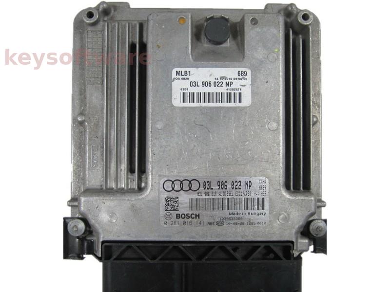 ECU Audi A4 2.0TDI 03L906022NP 0281016141 EDC17CP20 CAHA H29 {