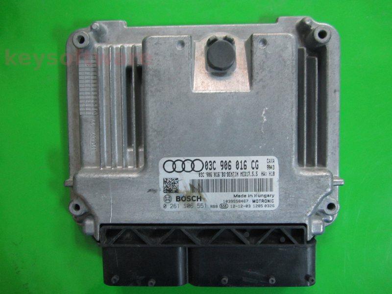 ECU Audi A1 1.4 03C906016CG 0261S06551 MED17.5.5 CAXA H10