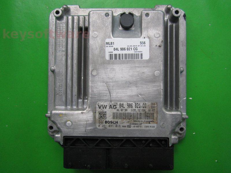 ECU Audi Q5 2.0TDI 04L906021CG 0281031016 EDC17C64 CSUA H23