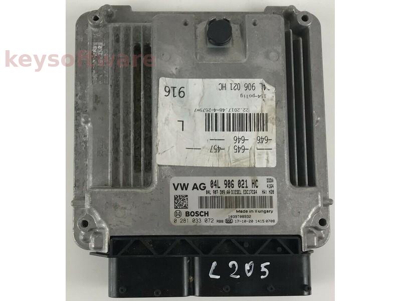 ECU Audi A6 2.0TDI 04L906021HC 0281033072 EDC17C64 H20 {