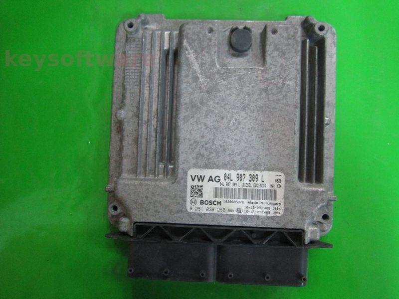 ECU Audi Q5 2.0TDI 04L907309L 0281030258 EDC17C74 H34