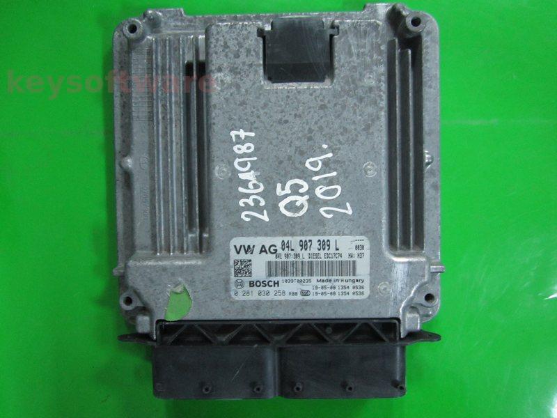 ECU Audi Q5 2.0TDI 04L907309L 0281030258 EDC17C74 H37