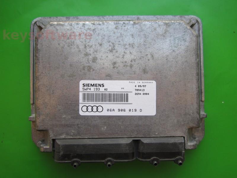 ECU Audi A3 1.6 06A906019D 5WP4193 SIMOS 2.0 AKL/AEH