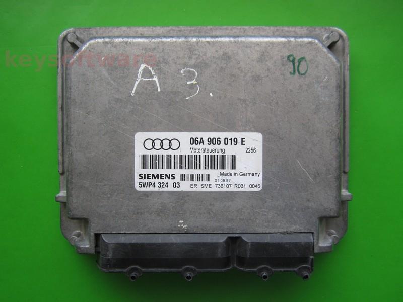 ECU Audi A3 1.6 06A906019E 5WP4324 SIMOS 2.1B AKL