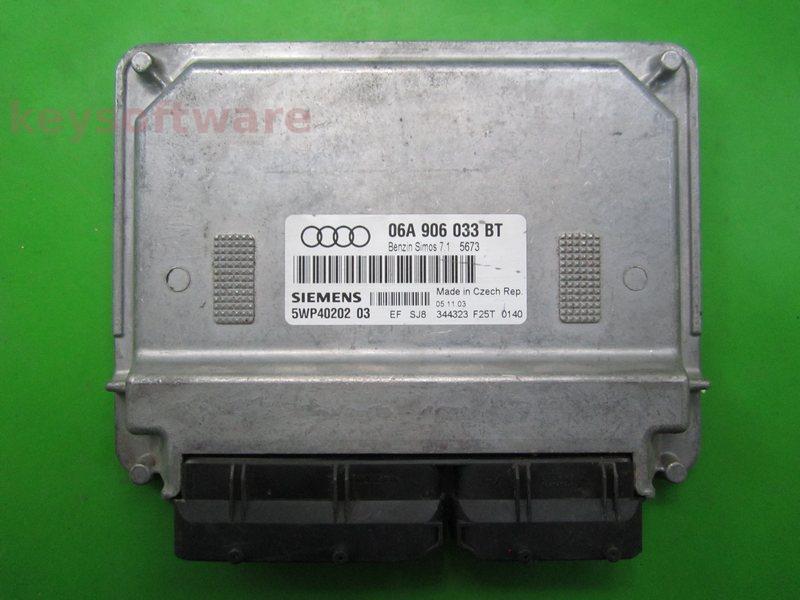 ECU Audi A3 1.6 06A906033BT 5WP40202 SIMOS 7.1