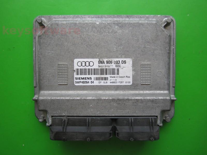 ECU Audi A3 1.6 06A906033DS 5WP40264 SIMOS 7.1