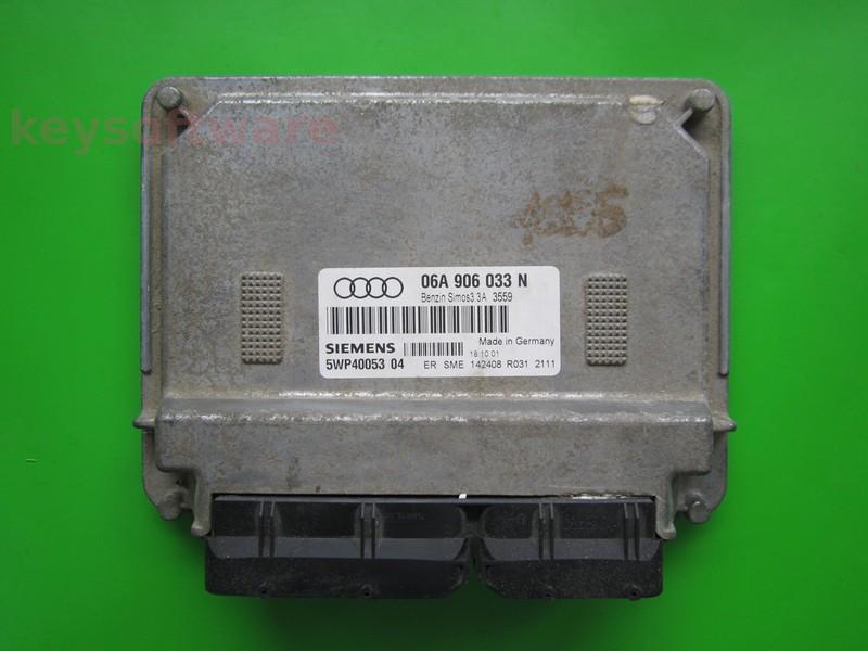 ECU Audi A3 1.6 06A906033N 5WP40053 SIMOS 3.3A {