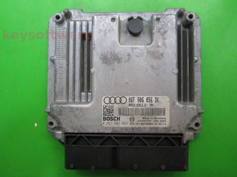 ECU Audi A3 2.0 06F906056DK 0261S02099 MED9.5.10 BLX